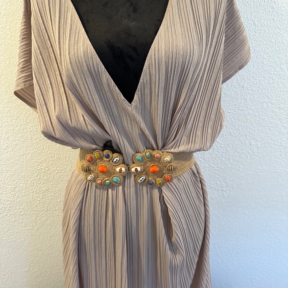 Zara Jute and stone belt. Size 30 - Picture 6 of 6